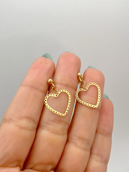 Aretes corazon